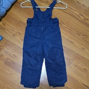 Cat & Jack Dark Blue Toddler 2T Snow Bibs